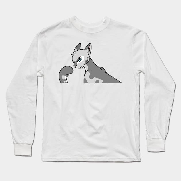 Ashfur Long Sleeve T-Shirt by ceolsonart